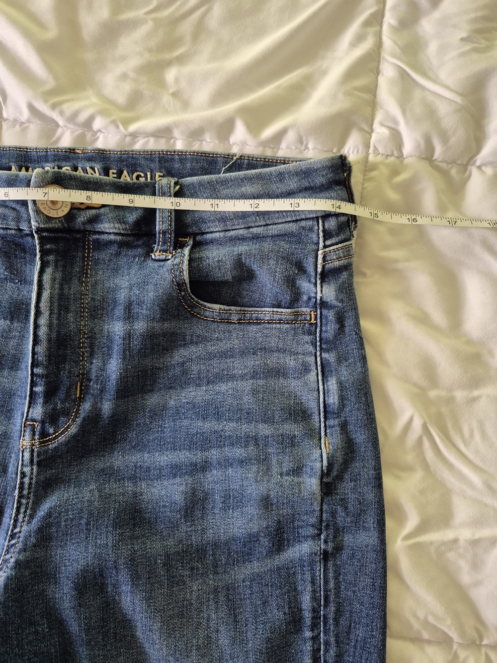 American Eagle Outfitters High Rie Curvy Jegging Crop - Picture 6 of 6